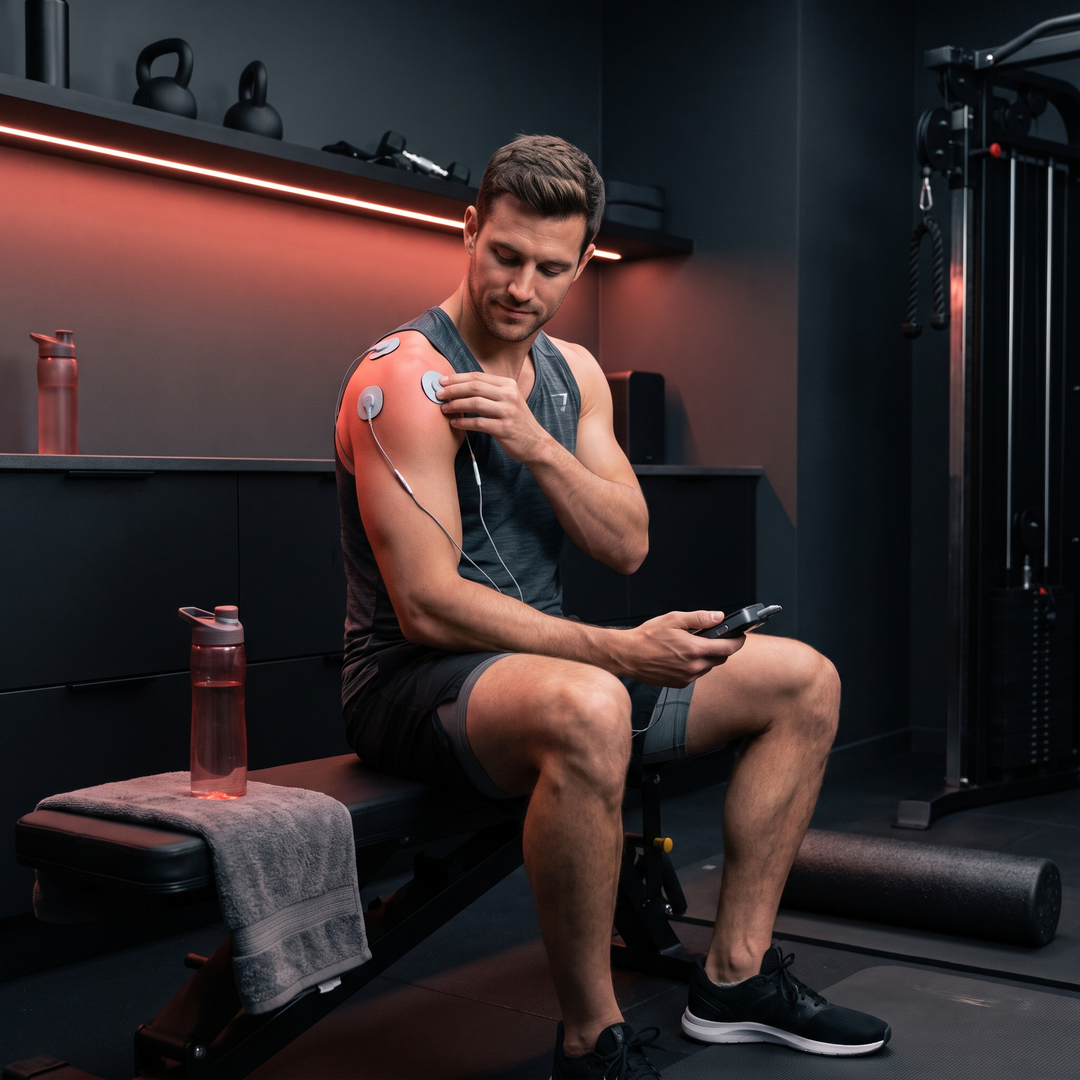 Professional TENS EMS Unit Muscle Stimulator Electric Pulse Massager Digital Pain Relief Device Body Massage Home Use Recovery - Lifestyle Home Recovery