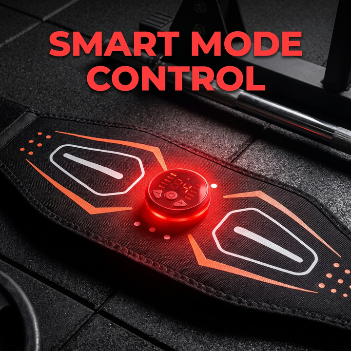 Professional EMS Muscle Stimulator Belt Abdominal Toning Training Belt Electric Body Massager Muscle Relaxation Fitness Recovery Waist Toning for Home Gym Workout | Smart Mode Control