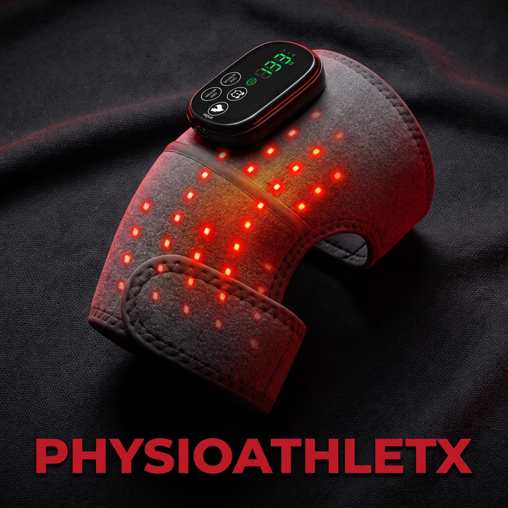 Cordless Heated Knee Wrap with Red Light Therapy 4 Temperature Settings Timer USB-C Rechargeable 5000mAh Knee Brace for Shoulder Elbow Home Use Recovery - Hero Product Shot
