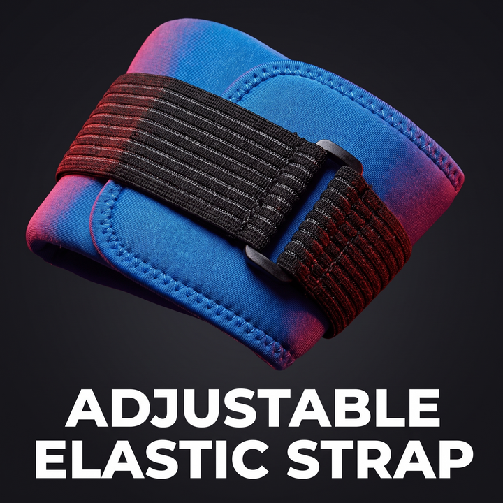 Professional Gel Ice Pack with Adjustable Elastic Strap Hot Cold Compress Wrap for Shoulder Knee Back Neck Ankle Recovery Support - Adjustable Elastic Strap Detail