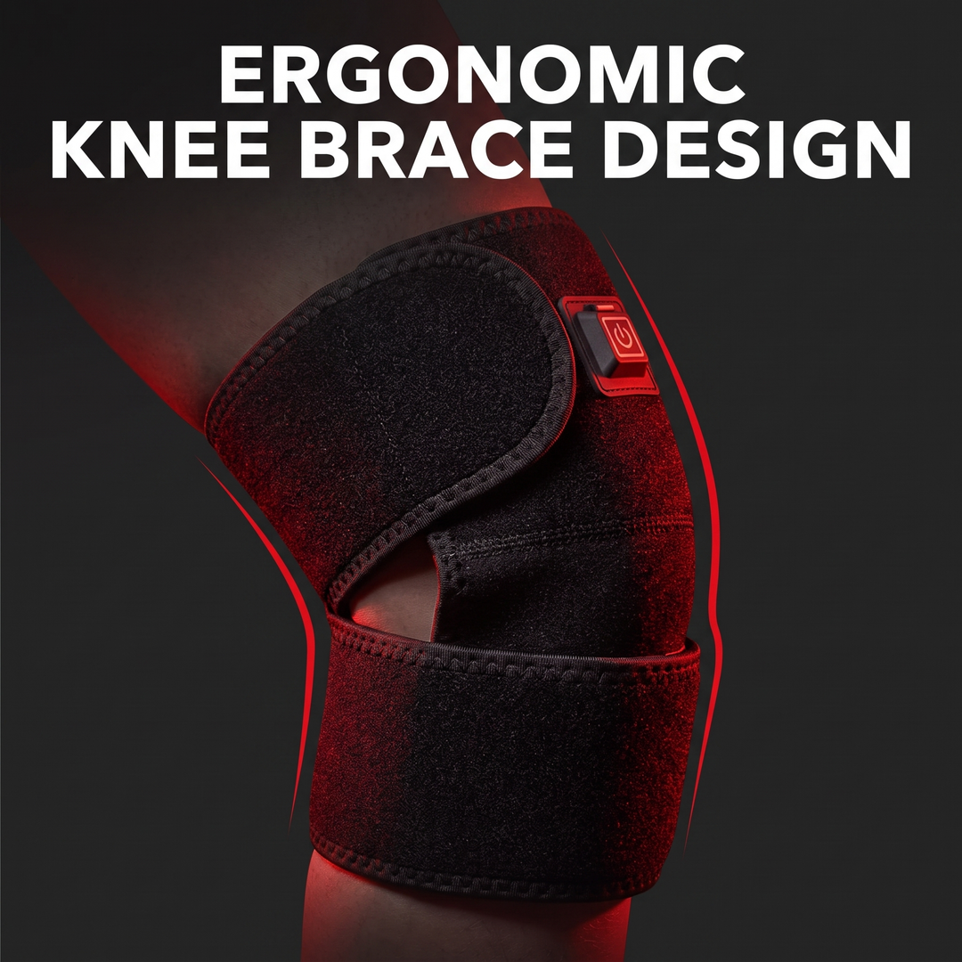 Electric Heated Knee Wrap USB Powered Knee Heating Pad Adjustable Warming Strap Joint Support Brace for Home Recovery Daily Use – Ergonomic Knee Brace Design