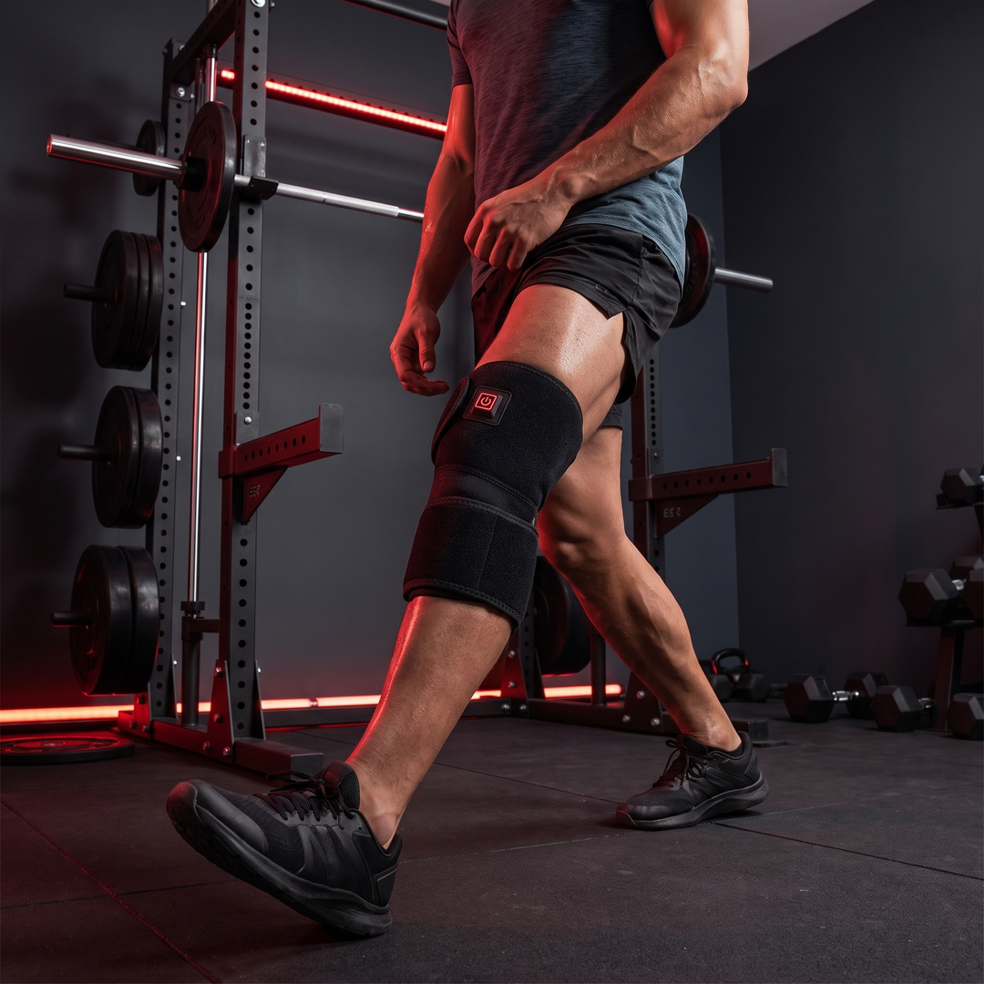 Electric Heated Knee Wrap USB Powered Knee Heating Pad Adjustable Warming Strap Joint Support Brace for Home Recovery Daily Use – Home Gym Recovery Lifestyle