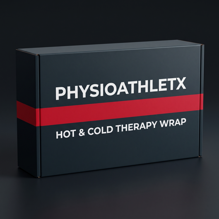 Professional Gel Ice Pack with Adjustable Elastic Strap Hot Cold Compress Wrap for Shoulder Knee Back Neck Ankle Recovery Support - Branded Packaging Box