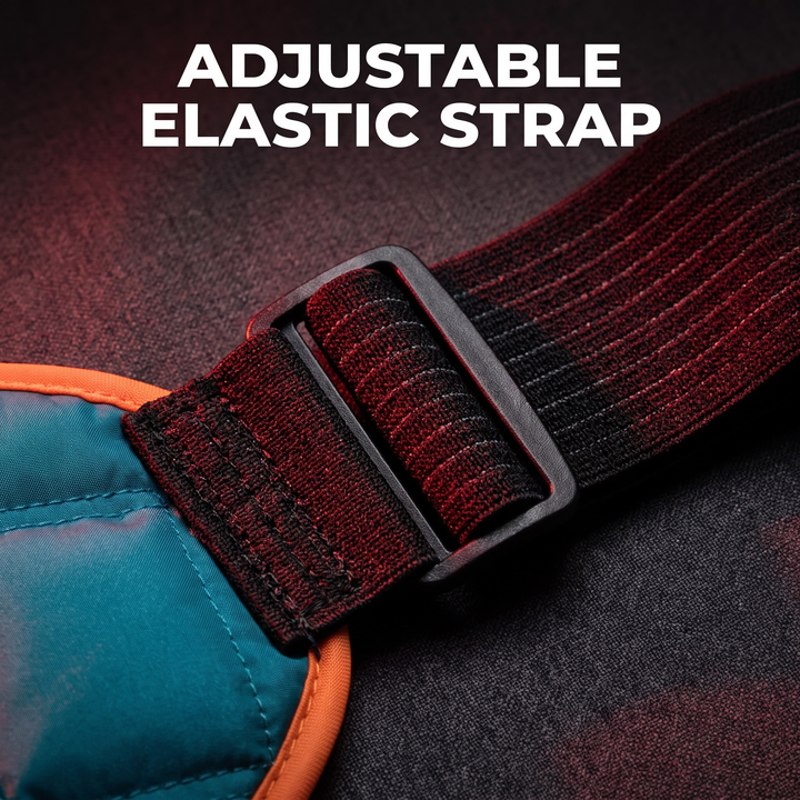 Adjustable Knee Ice Pack Wrap Hot Cold Compress Reusable Gel-Free Ice Pack with Elastic Strap for Shoulder Back Neck Ankle Recovery — Adjustable Elastic Strap