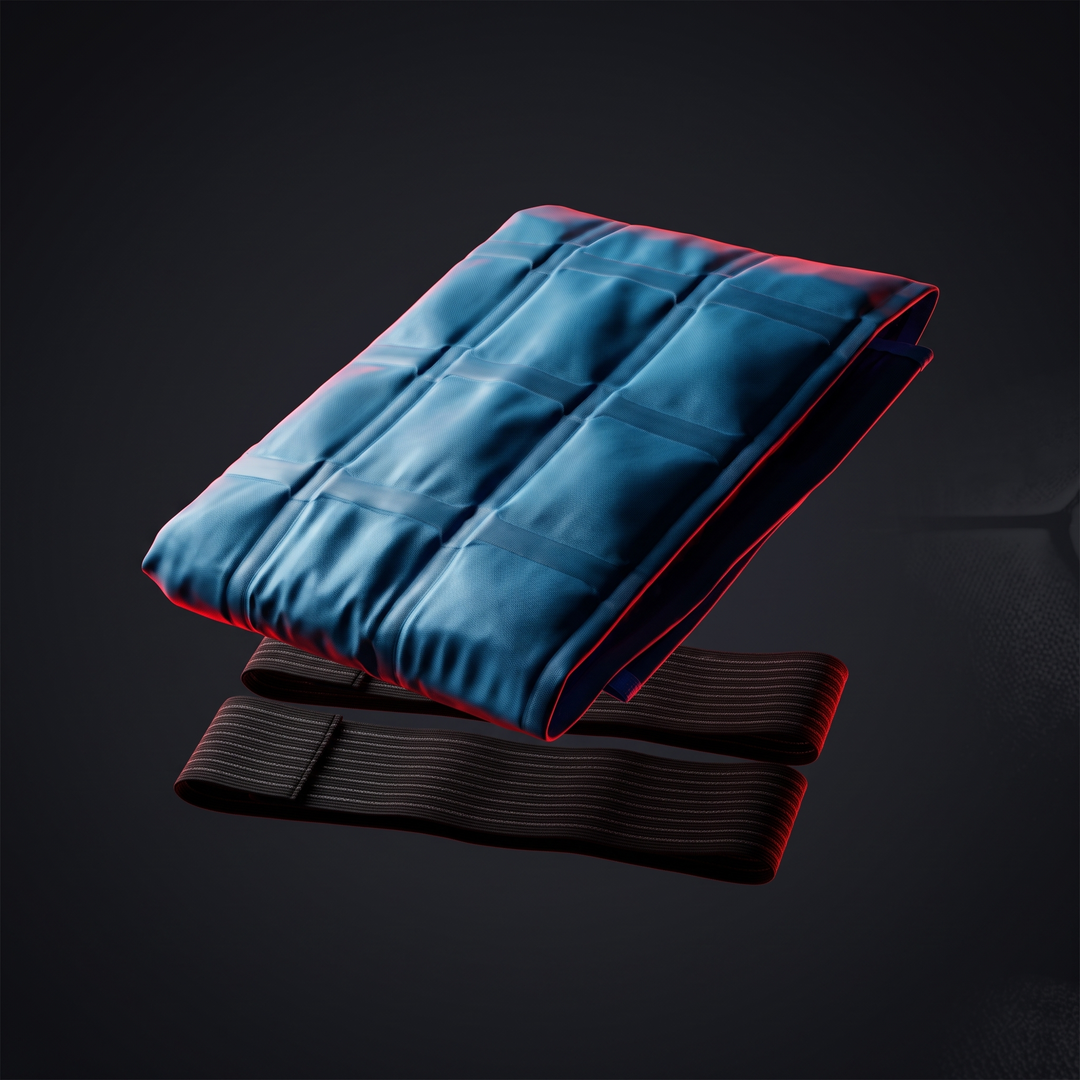 Reusable Large Ice Pack Hot Cold Gel Pack for Knee Leg Back Neck Shoulder Muscle Recovery Cooling Wrap Massage Pad Pain Relief Support - Hero Shot Front