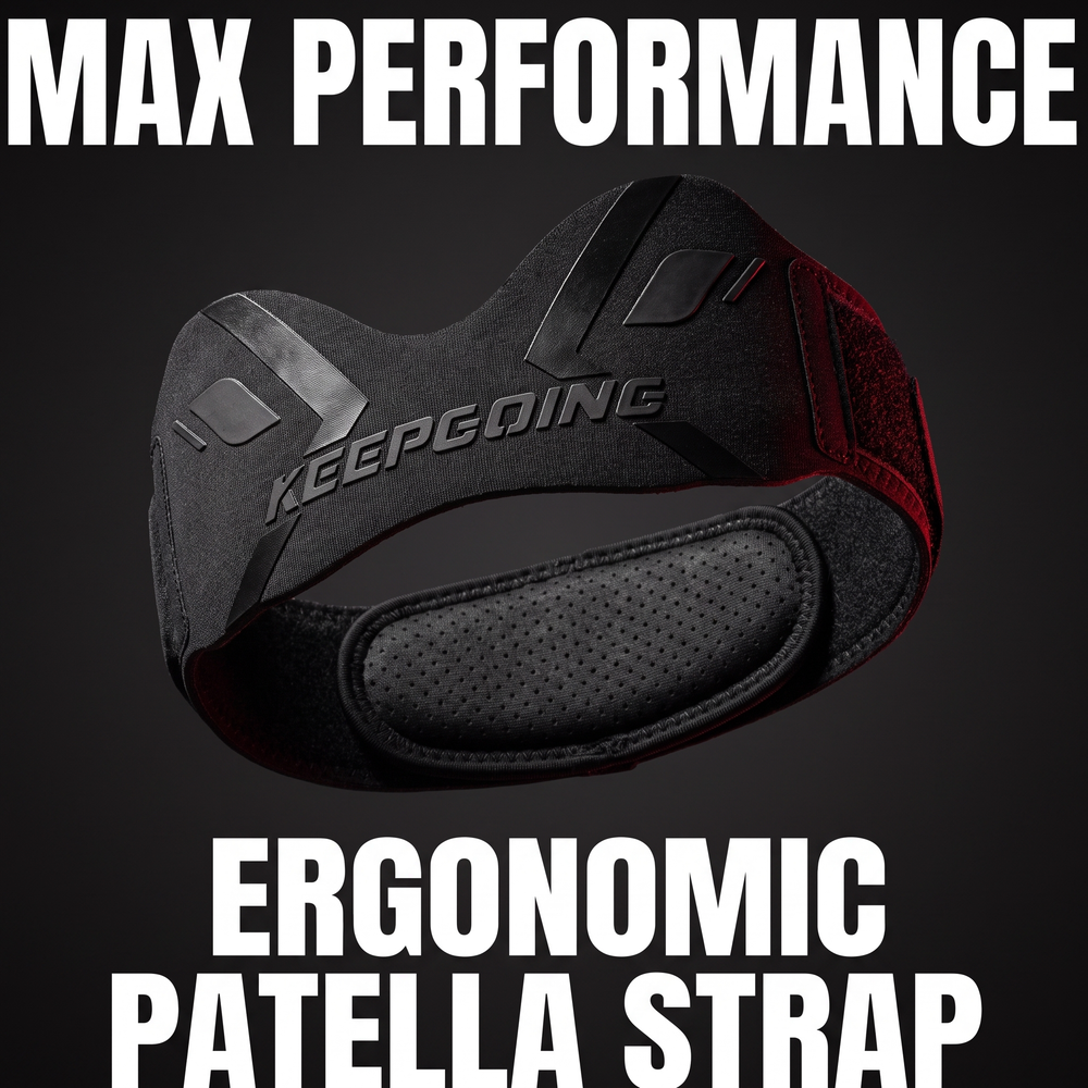 Ergonomic Patella Knee Strap Knee Support Band Tendon Stabilizer Brace with Cushioned Pad for Pain Relief Running Jumping Fitness Recovery - Hero Shot
