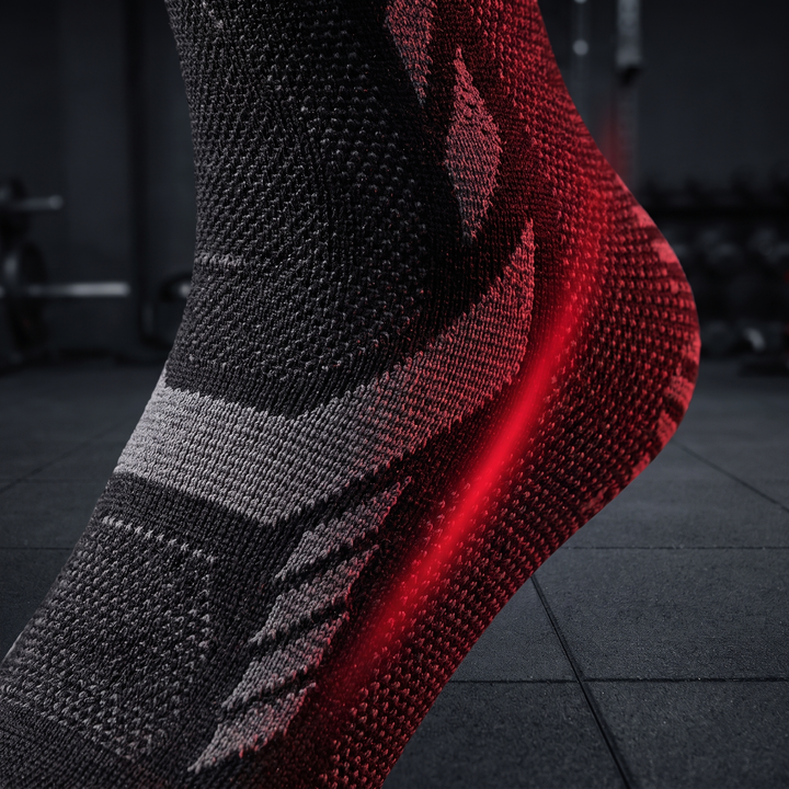 Adjustable Ankle Support Strap Compression Sleeve Knit Stretch Brace Joint Protector Sports Gym Injury Recovery Elastic Belt - knit stretch fabric texture close-up