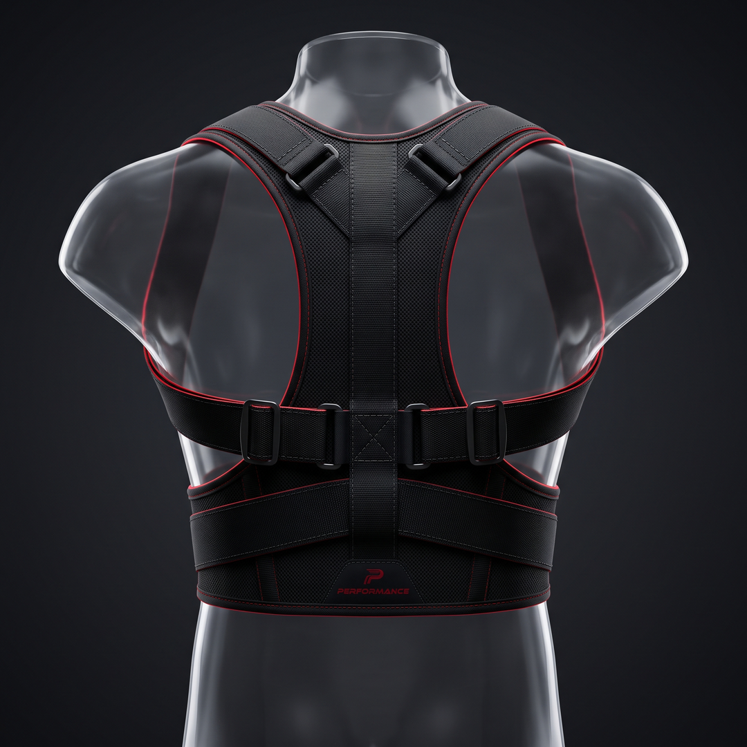 Adjustable Back Brace Posture Corrector for Men and Women Full Back Support Upper Lower Back Shoulder Straightener Posture Support Brace - Front View