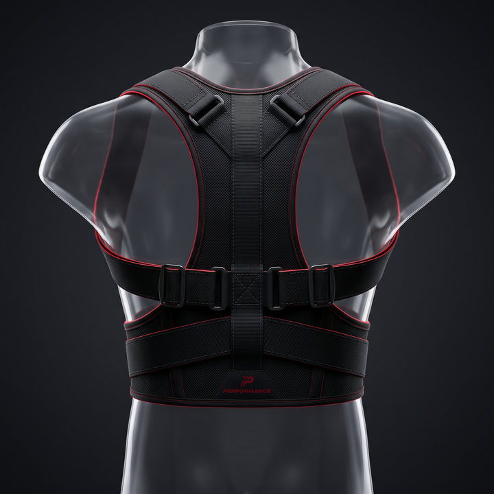 Adjustable Back Brace Posture Corrector for Men and Women Full Back Support Upper Lower Back Shoulder Straightener Posture Support Brace - Front View