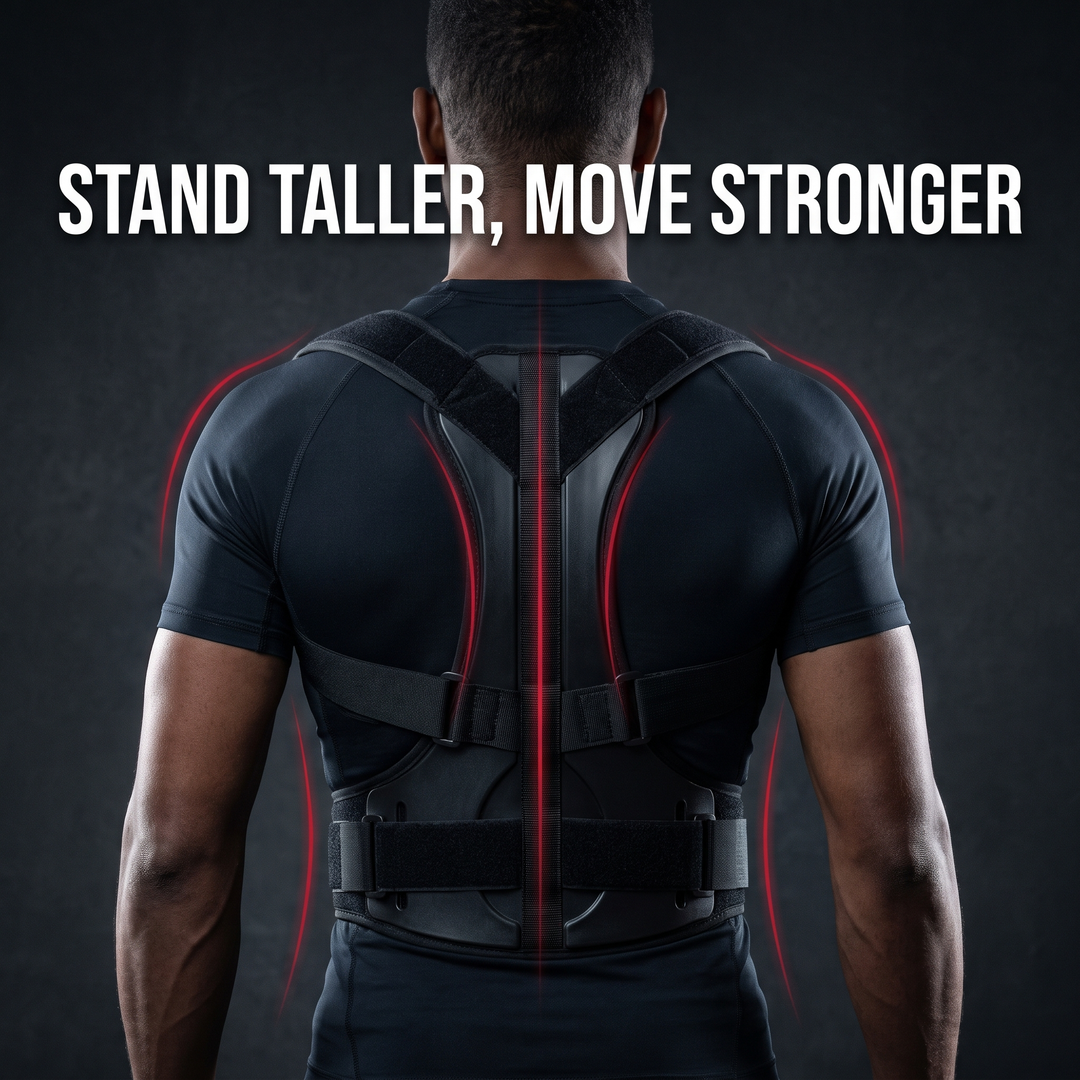 Adjustable Back Brace Posture Corrector for Men and Women Full Back Support Upper Lower Back Shoulder Straightener Posture Support Brace - Stand Taller Confident Posture