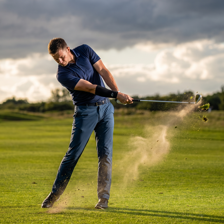 Professional Elbow Brace Compression Sleeve - golf training action