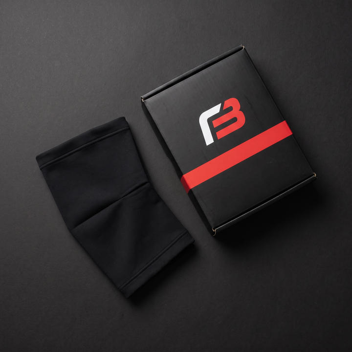 Professional Elbow Brace Compression Sleeve - packaging flat-lay