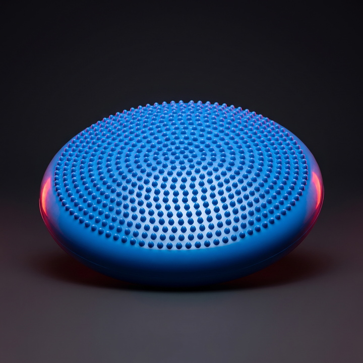 Professional Inflatable Balance Pad Anti-Burst Massage Cushion Stability Disc Yoga Fitness Balance Board Training Pad for Home Gym Rehabilitation Core Strength Workout - Blue