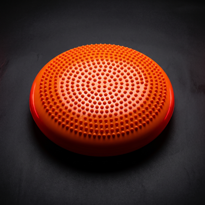 Professional Inflatable Balance Pad Anti-Burst Massage Cushion Stability Disc Yoga Fitness Balance Board Training Pad for Home Gym Rehabilitation Core Strength Workout - Orange