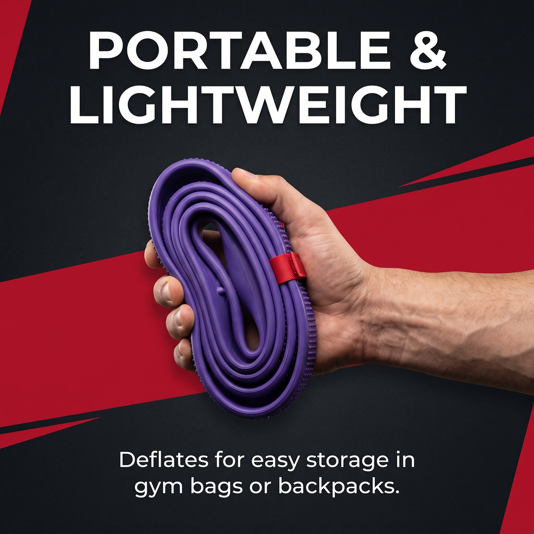 Professional Inflatable Balance Pad Anti-Burst Massage Cushion Stability Disc Yoga Fitness Balance Board Training Pad for Home Gym Rehabilitation Core Strength Workout - Portable Lightweight Design