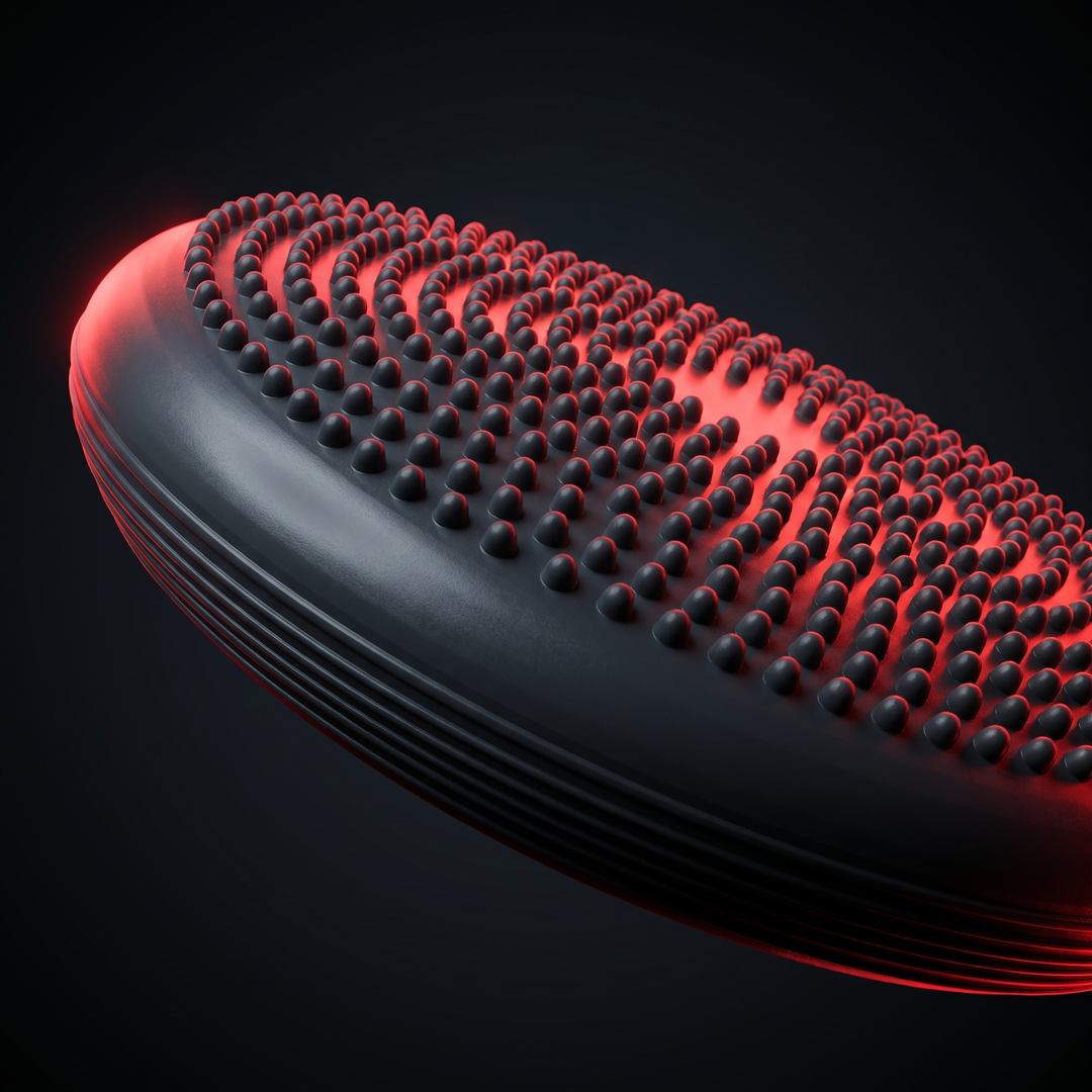 Professional Inflatable Balance Pad Anti-Burst Massage Cushion Stability Disc Yoga Fitness Balance Board Training Pad for Home Gym Rehabilitation Core Strength Workout - Product Detail View