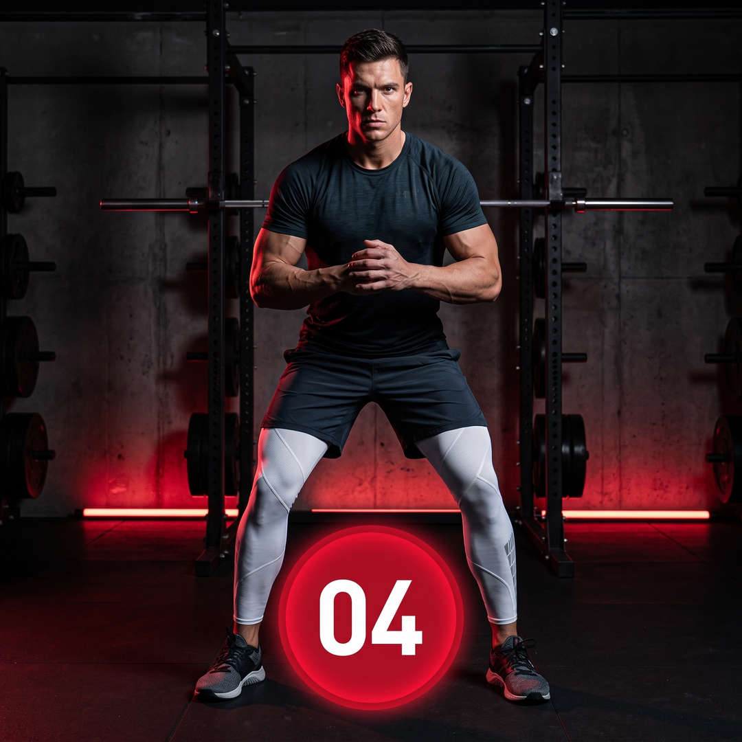 Professional Full Leg Compression Sleeves UV Protection Anti-Slip Long Knee Sleeves for Sports Recovery Circulation Support Pair - How to Wear Step 4 Ready for Training