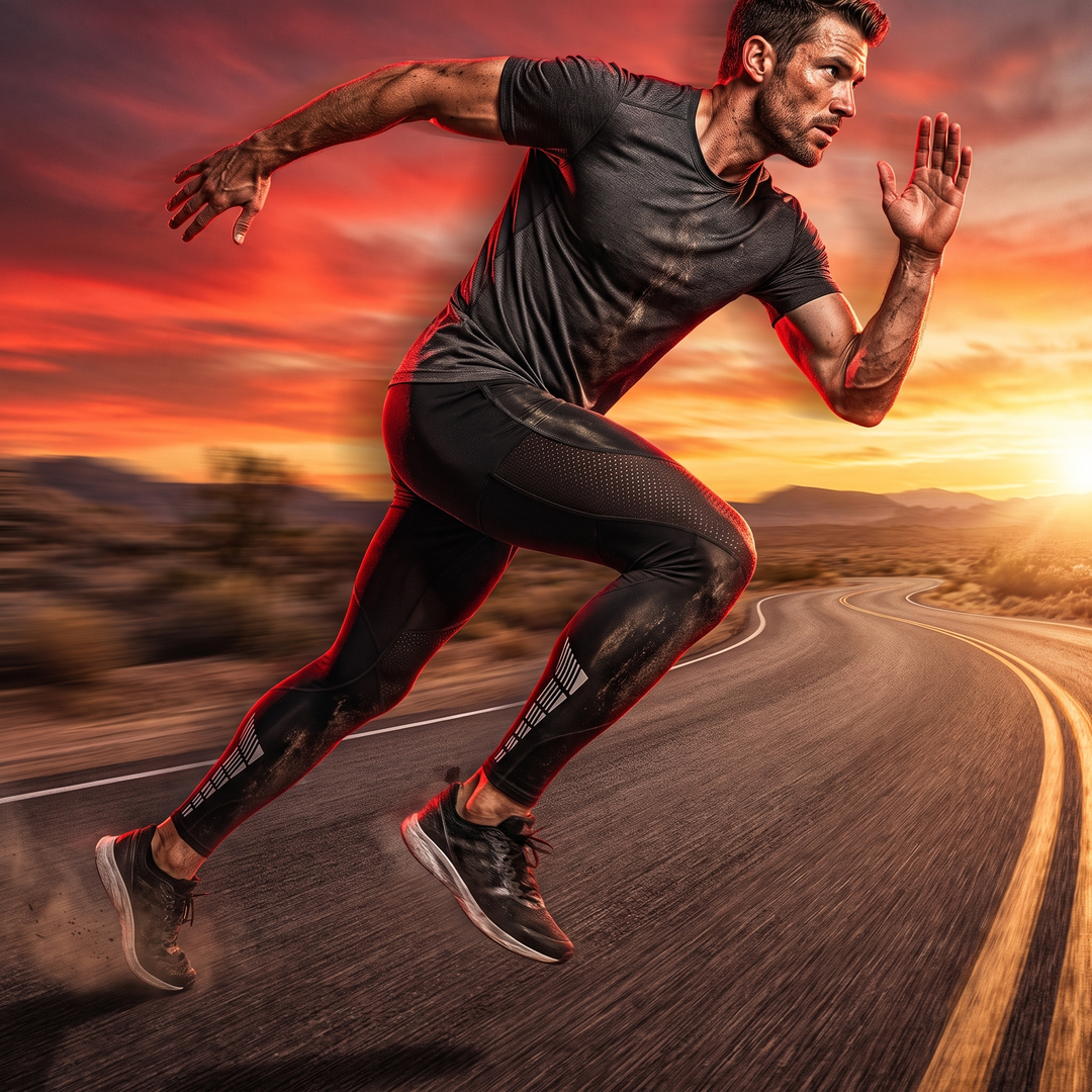 Professional Full Leg Compression Sleeves UV Protection Anti-Slip Long Knee Sleeves for Sports Recovery Circulation Support Pair - Lifestyle Running Outdoors