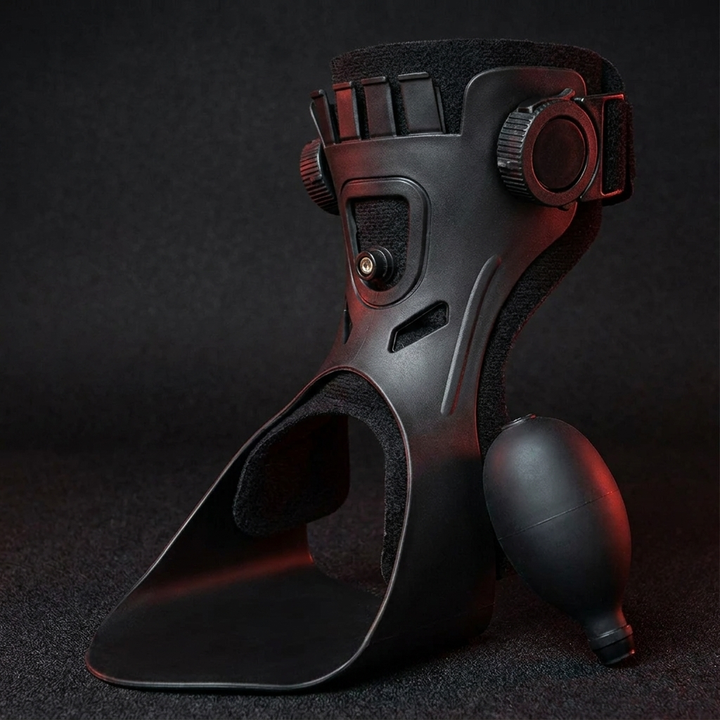 Adjustable Ankle Support Brace — three-quarter angle view