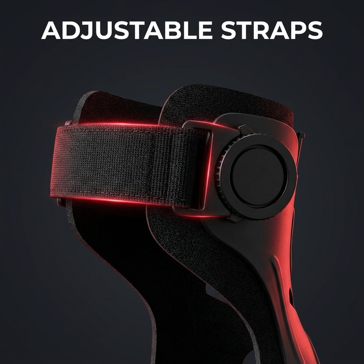 Adjustable Ankle Support Brace — adjustable strap detail