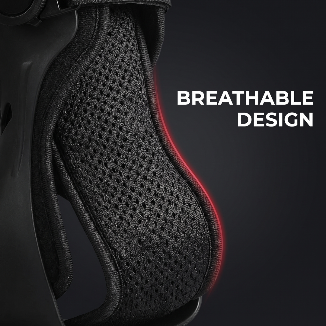 Adjustable Ankle Support Brace — breathable material detail