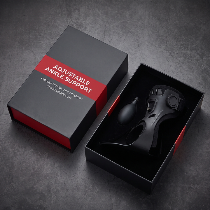 Adjustable Ankle Support Brace — packaging