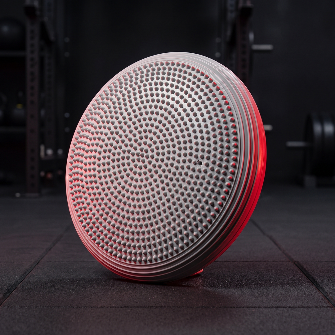 Professional Inflatable Balance Pad Core Stability Trainer Yoga Pilates Fitness Balance Board for Home Gym Rehabilitation Balance Training - Light Grey hero shot