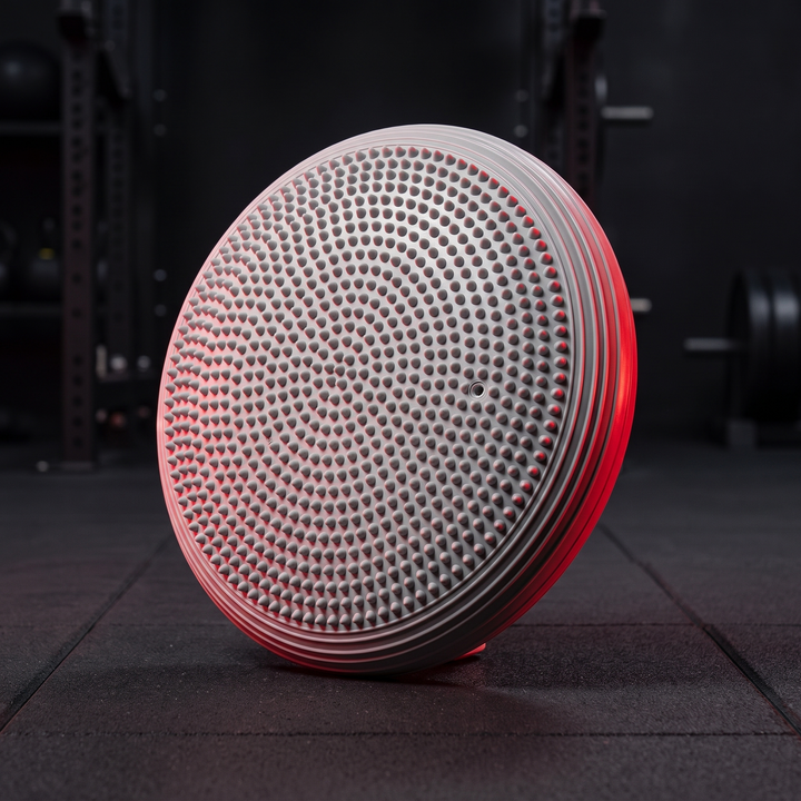 Professional Inflatable Balance Pad Core Stability Trainer Yoga Pilates Fitness Balance Board for Home Gym Rehabilitation Balance Training - Light Grey hero shot
