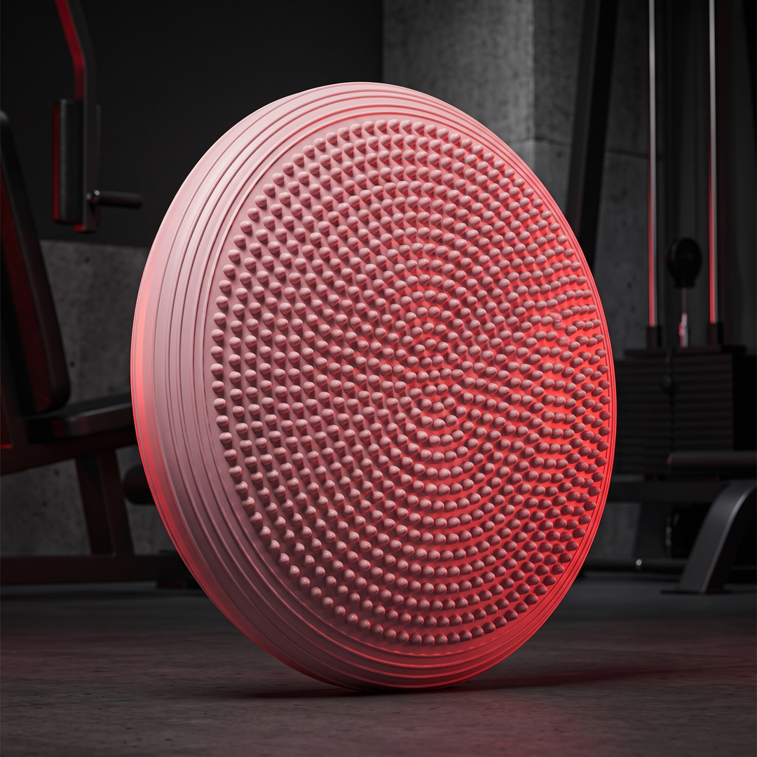 Professional Inflatable Balance Pad Core Stability Trainer Yoga Pilates Fitness Balance Board for Home Gym Rehabilitation Balance Training - Pink hero shot