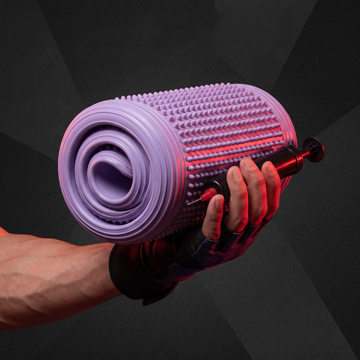 Professional Inflatable Balance Pad Core Stability Trainer Yoga Pilates Fitness Balance Board for Home Gym Rehabilitation Balance Training - portable lightweight rolled pad