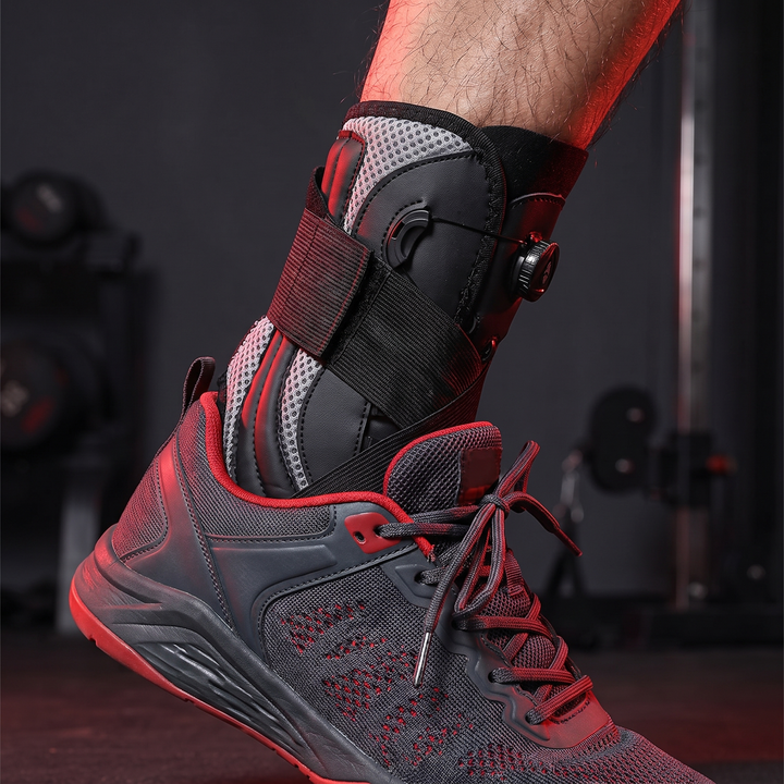 Adjustable Ankle Brace Support Stabilizer - slim-fit compression profile