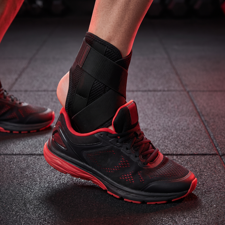Adjustable Ankle Brace Support Stabilizer - low-profile fit under footwear