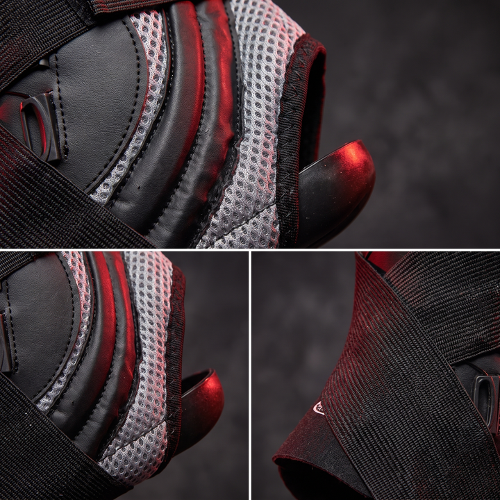 Adjustable Ankle Brace Support Stabilizer - material and stitching detail