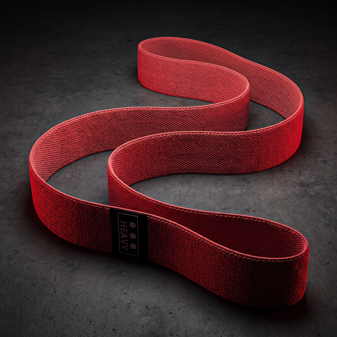 Professional Long Resistance Loop Band Full Body Workout Elastic Exercise Band Home Gym Strength Training Yoga Fitness Band Unisex - red
