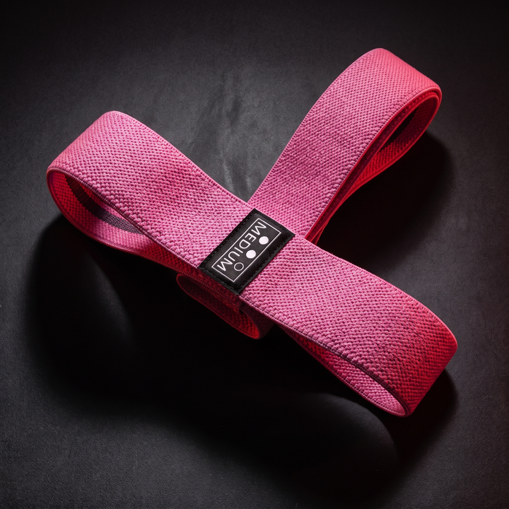 Professional Long Resistance Loop Band Full Body Workout Elastic Exercise Band Home Gym Strength Training Yoga Fitness Band Unisex - rose