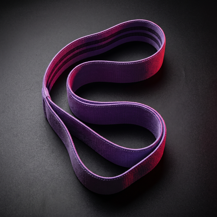 Professional Long Resistance Loop Band Full Body Workout Elastic Exercise Band Home Gym Strength Training Yoga Fitness Band Unisex - purple