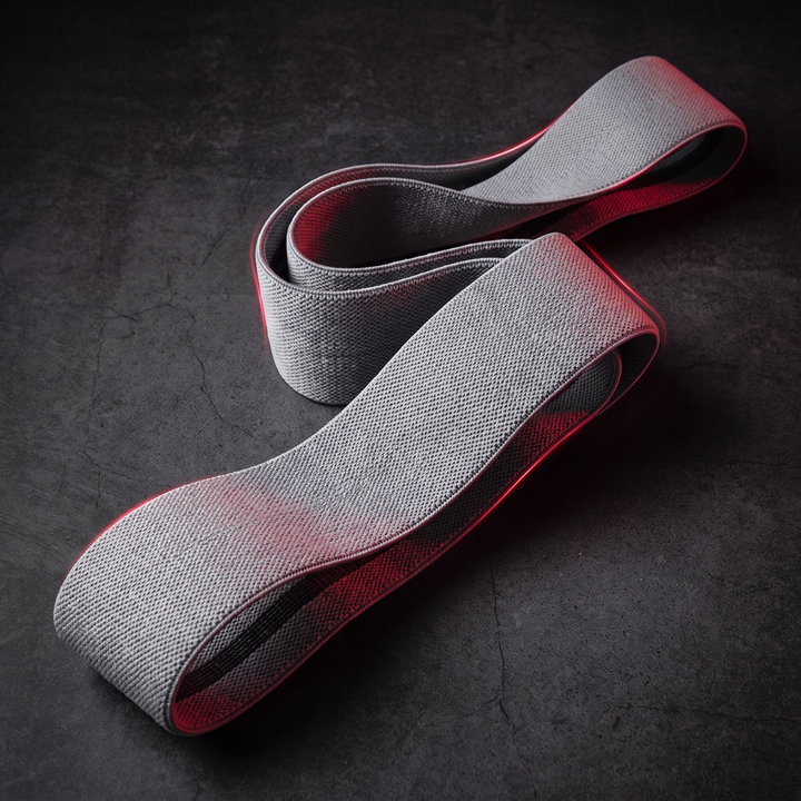 Professional Long Resistance Loop Band Full Body Workout Elastic Exercise Band Home Gym Strength Training Yoga Fitness Band Unisex - grey