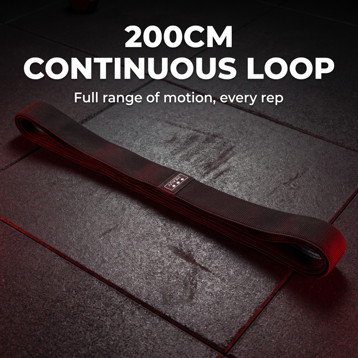 Professional Long Resistance Loop Band Full Body Workout Elastic Exercise Band Home Gym Strength Training Yoga Fitness Band Unisex - 200cm continuous loop length feature