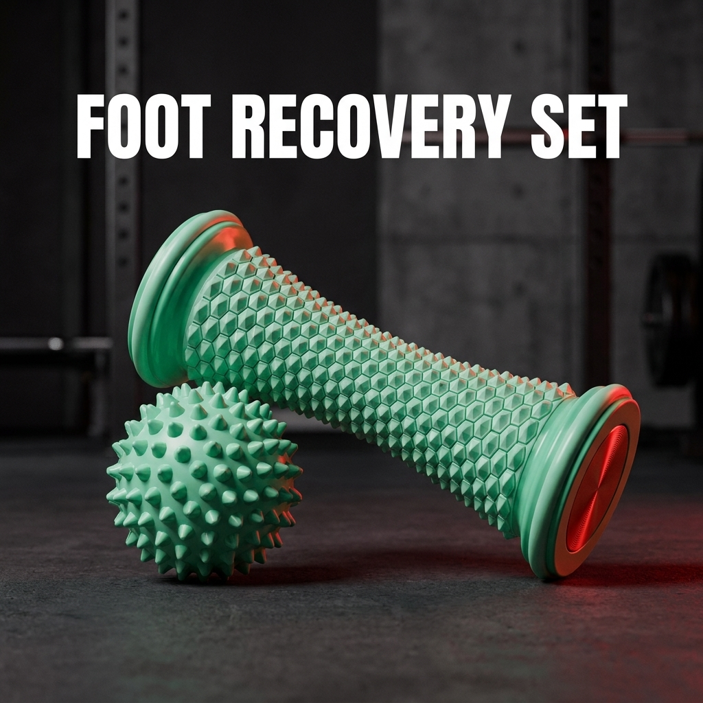 Professional Foot Massage Roller Set — premium hero shot with roller and massage ball