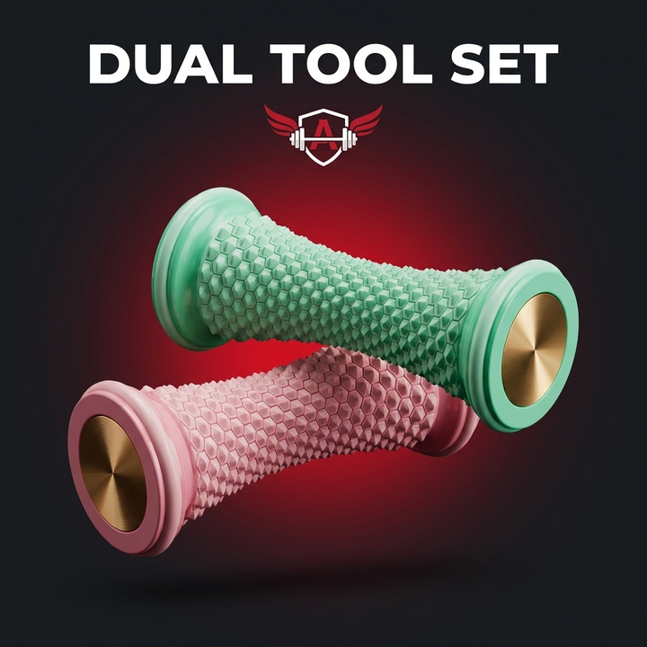 Professional Foot Massage Roller Set — dual tool set with roller and massage ball
