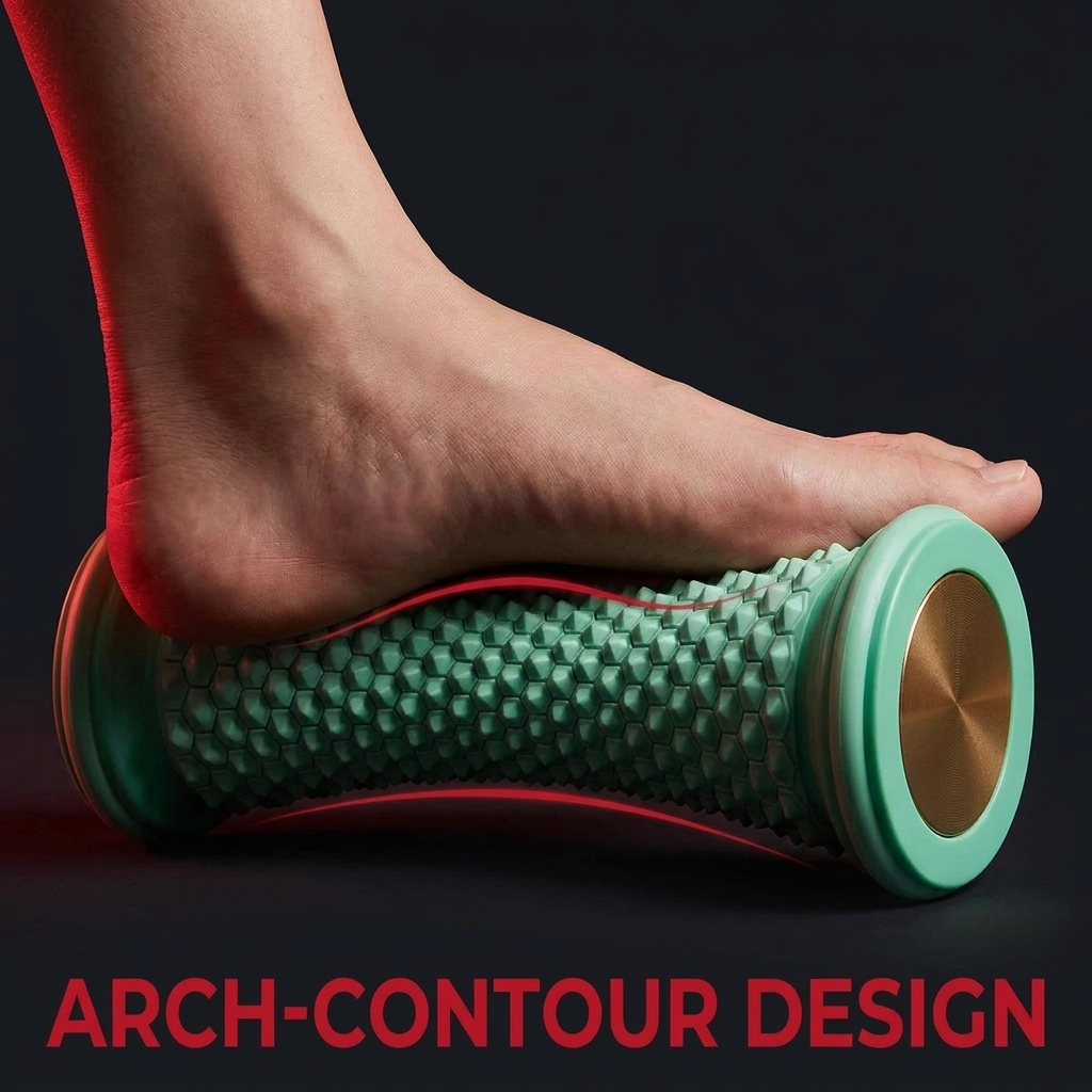 Professional Foot Massage Roller Set — arch-contour design foot rest