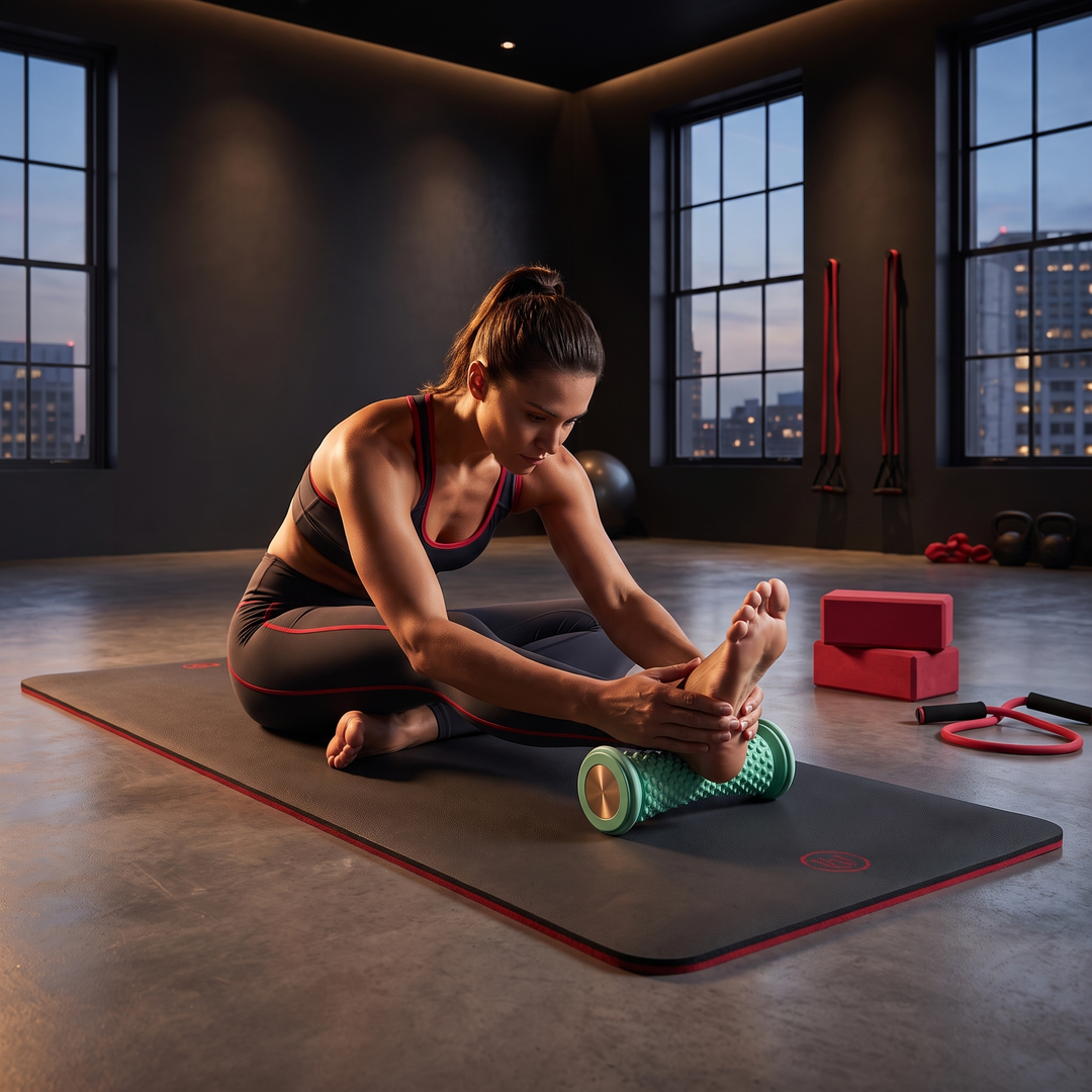 Professional Foot Massage Roller Set — yoga studio stretch and recovery routine