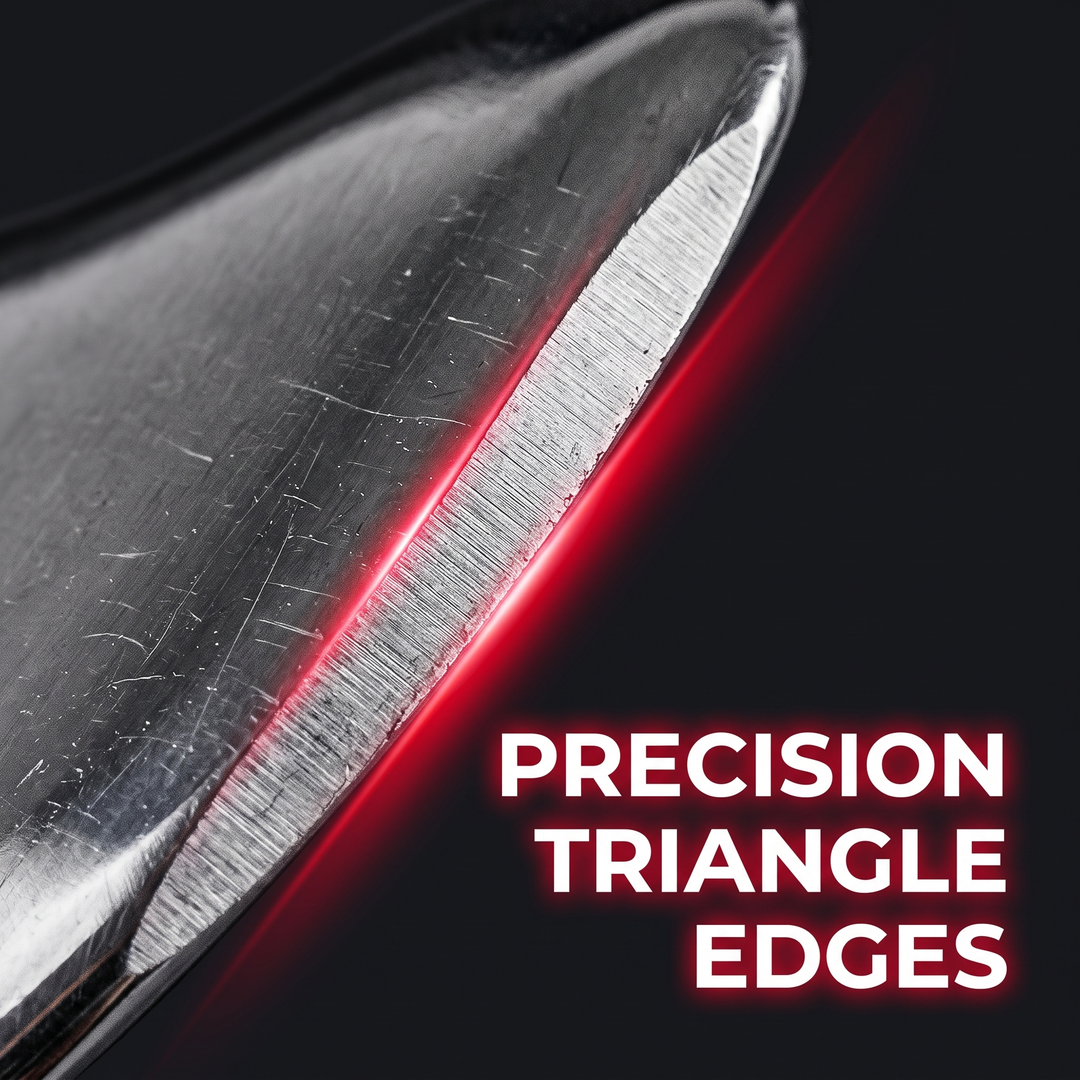 Professional Triangle Trigger Point Massage Tool Metal Muscle Scraper Deep Tissue Acupressure Full Body Muscle Relief Recovery Physiotherapy Fitness Tool