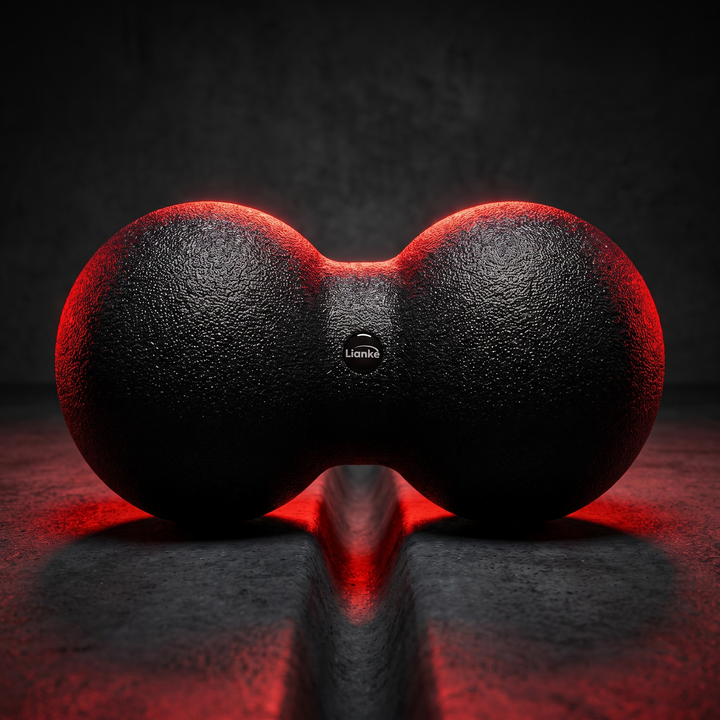 Professional Peanut Massage Ball Set Acupressure Trigger Point Massager Neck Back Myofascial Release Fitness Yoga Recovery Tool - Hero Product Shot Studio Lighting