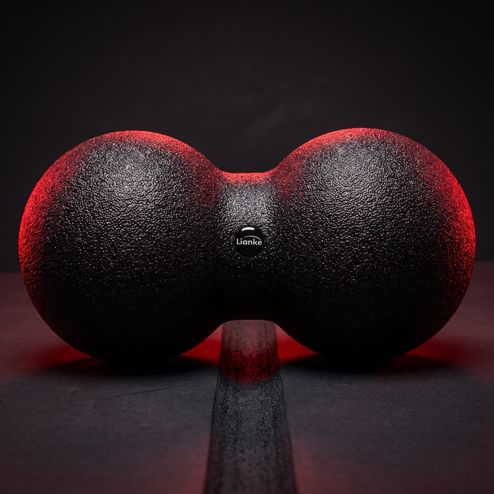 Professional Peanut Massage Ball Set Acupressure Trigger Point Massager Neck Back Myofascial Release Fitness Yoga Recovery Tool - Hero Product Shot 8x16cm