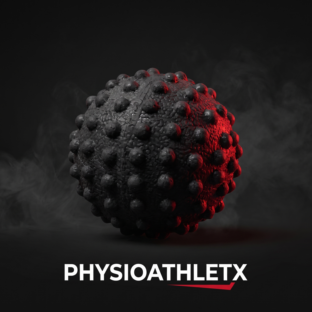 Professional Fascia Massage Ball Trigger Point Roller for Neck Shoulder Back Legs Feet Hands Muscle Relaxation Recovery Fitness - Black Hero Shot