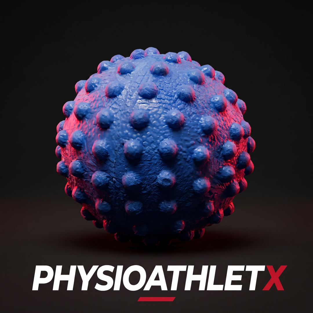 Professional Fascia Massage Ball Trigger Point Roller for Neck Shoulder Back Legs Feet Hands Muscle Relaxation Recovery Fitness - Blue Hero Shot