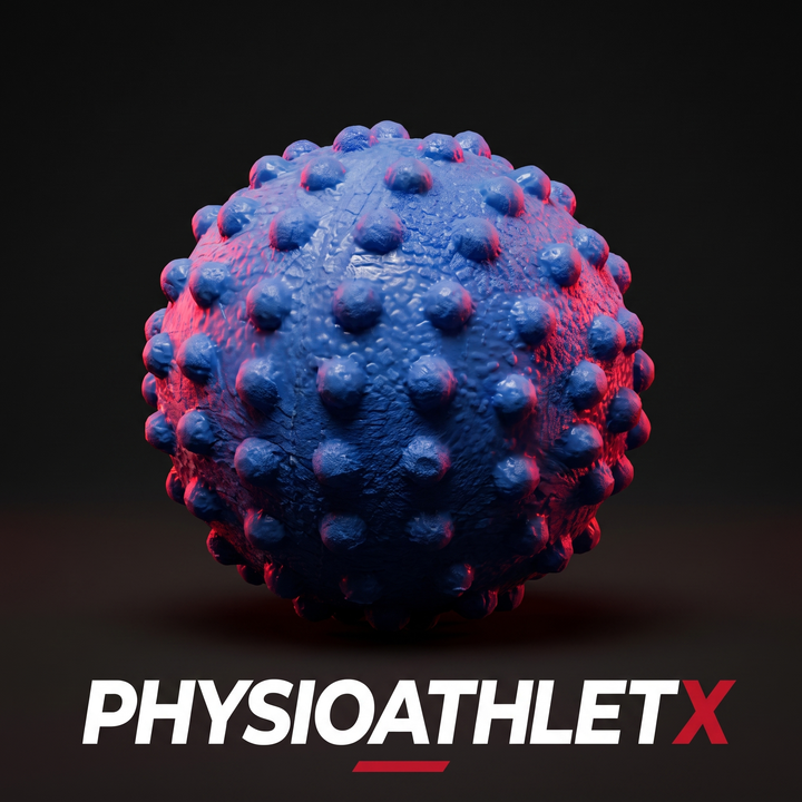 Professional Fascia Massage Ball Trigger Point Roller for Neck Shoulder Back Legs Feet Hands Muscle Relaxation Recovery Fitness - Blue Hero Shot