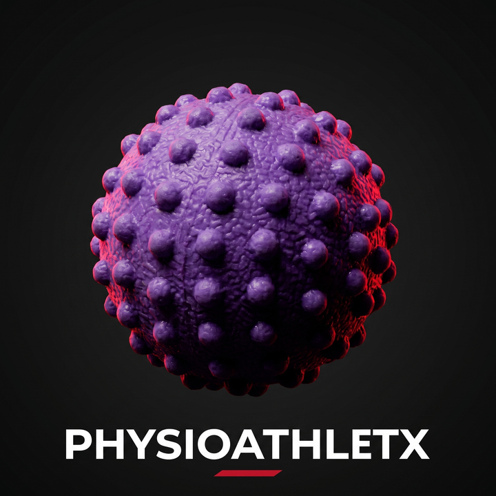 Professional Fascia Massage Ball Trigger Point Roller for Neck Shoulder Back Legs Feet Hands Muscle Relaxation Recovery Fitness - Purple Hero Shot