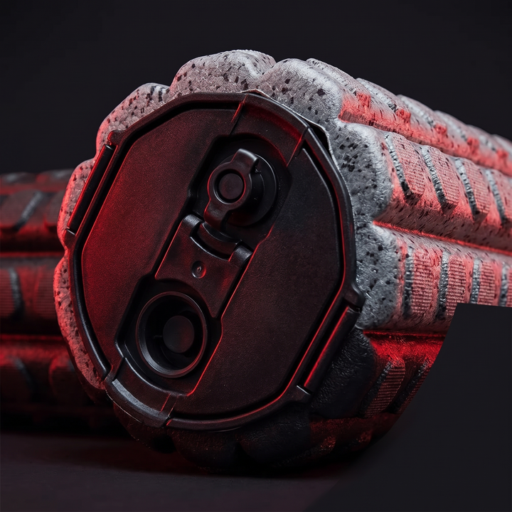 Collapsible Foam Roller - PHYSIOATHLETX - End Cap Detail